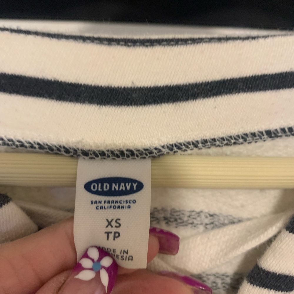 Old navy lace up sweatshirt